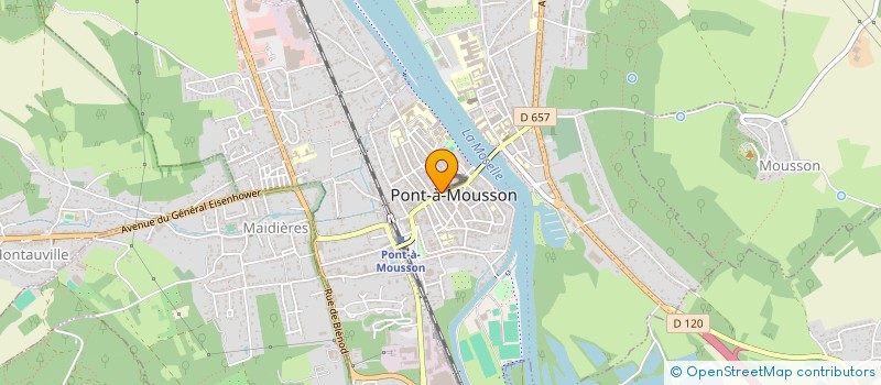 localisation de l'entreprise INDIVISION BLAISE XAVIER ET MICHEL  PONT-A-MOUSSON