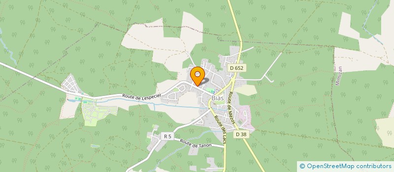 localisation de l'entreprise INDIVISION BLANC  LIT-ET-MIXE