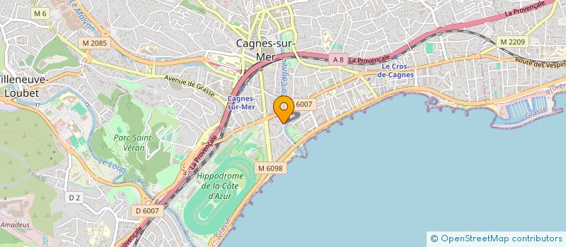 localisation de l'entreprise INDIVISION BLANC BROTHIER  CAGNES-SUR-MER