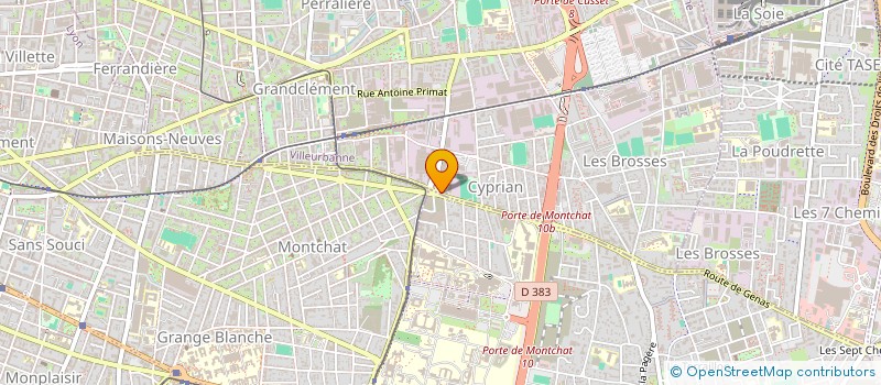 localisation de l'entreprise INDIVISION BLANC CHHUN  VILLEURBANNE