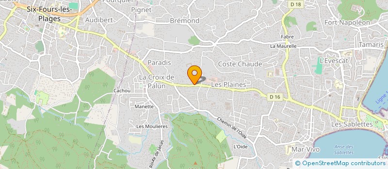 localisation de l'entreprise INDIVISION BLANC JEAN-MICHEL STEPHANE  LA SEYNE-SUR-MER