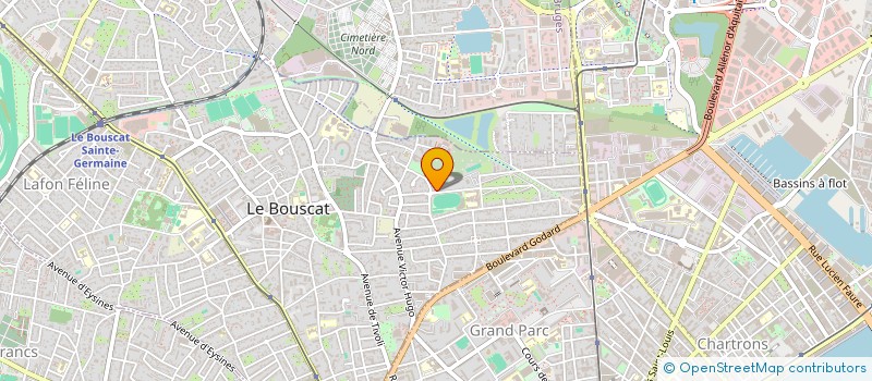 localisation de l'entreprise INDIVISION BLANCHARD ELISSALDE  LE BOUSCAT