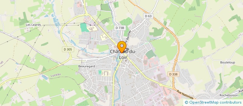 localisation de l'entreprise INDIVISION BLANCHARD FENIOU  MONTVAL-SUR-LOIR