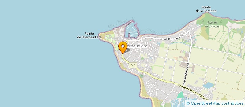localisation de l'entreprise INDIVISION BLANCHARD R-H à NOIRMOUTIER-EN-L'ILE