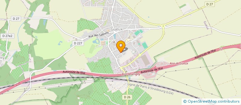 localisation de l'entreprise INDIVISION BLANCHE  GUEUX