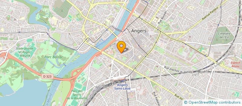 localisation de l'entreprise INDIVISION BLANCHE CAVREL ET FLORIAN LE FOLL à ANGERS