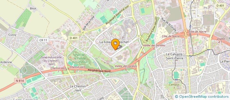 localisation de l'entreprise INDIVISION BLANCHET à CAEN