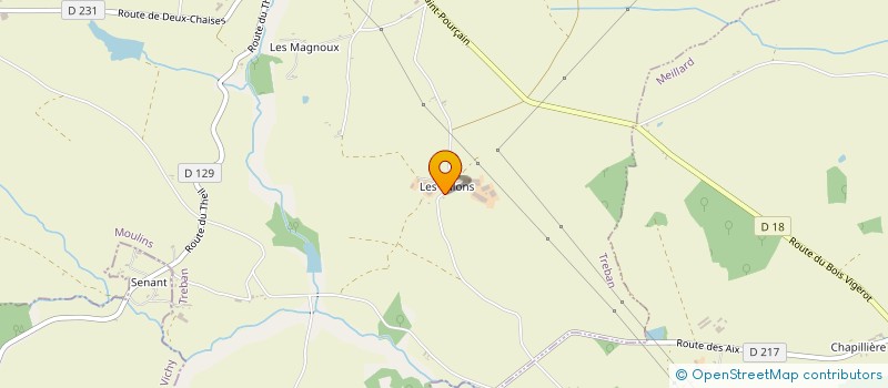 localisation de l'entreprise INDIVISION BLANCHET GILLES ET DIDIER  TREBAN