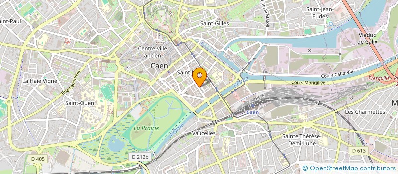 localisation de l'entreprise INDIVISION BLANCHOT ET GRUEL à CAEN