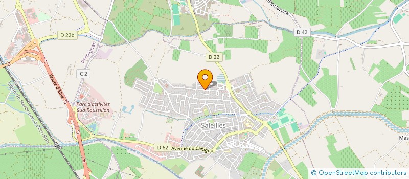 localisation de l'entreprise INDIVISION BLANCHOU  SALEILLES