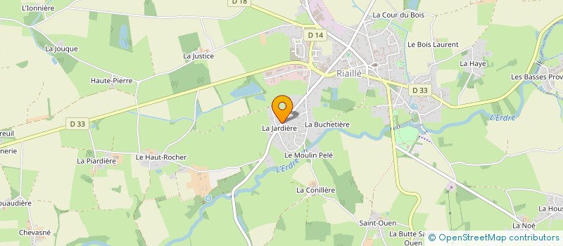 localisation de l'entreprise INDIVISION BLANDEAU BRAUD  RIAILLE