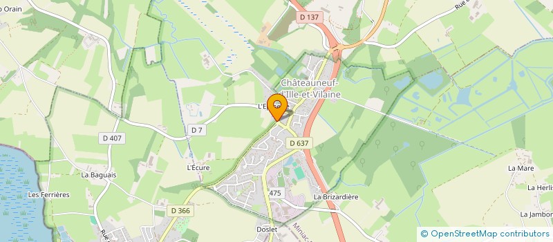 localisation de l'entreprise INDIVISION BLANDINE QUENNESON MARC LENORMAND  SAINT-PERE-MARC-EN-POULET