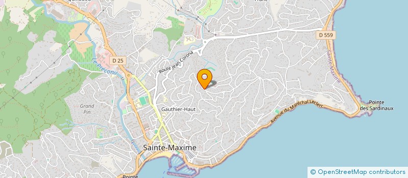 localisation de l'entreprise INDIVISION BLATGE  SAINTE-MAXIME