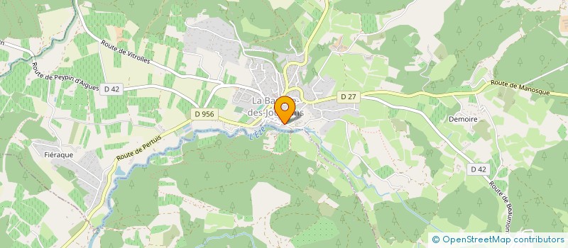 localisation de l'entreprise INDIVISION BLEAS HENEMAN  LA BASTIDE-DES-JOURDANS