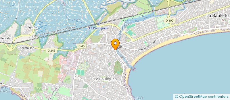 localisation de l'entreprise INDIVISION BLG  LE POULIGUEN