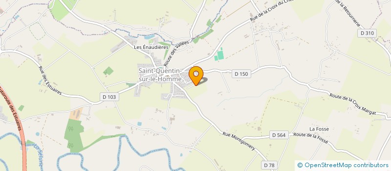 localisation de l'entreprise INDIVISION BLIER à SAINT-QUENTIN-SUR-LE-HOMME