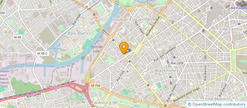 localisation de l'entreprise INDIVISION BLIN  LILLE