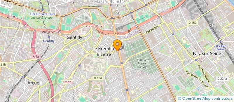 localisation de l'entreprise INDIVISION BLIN ET FILS  LE KREMLIN-BICETRE