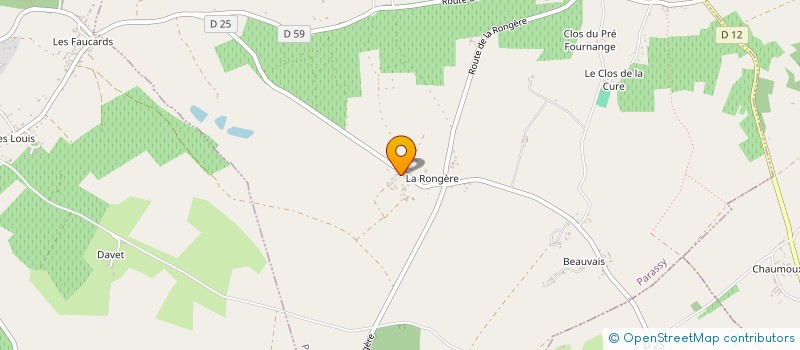 localisation de l'entreprise INDIVISION BLIN LA RONGERE  PARASSY