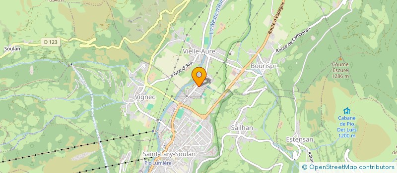 localisation de l'entreprise INDIVISION BLIN - MARTINS FERREIRA BLIN  VIELLE-AURE