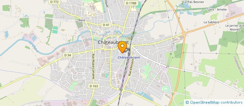 localisation de l'entreprise INDIVISION BLOCHET / SONNTAG RONAN ET ELISABETH  CHATEAUBRIANT