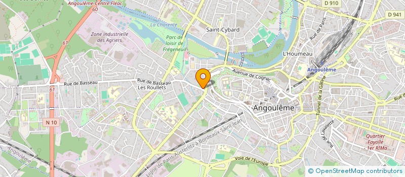 localisation de l'entreprise INDIVISION BLONDEL à ANGOULEME