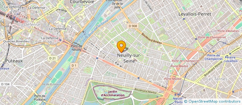 localisation de l'entreprise INDIVISION BLONDET à NEUILLY-SUR-SEINE