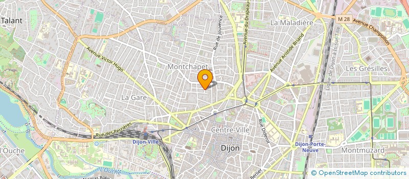 localisation de l'entreprise INDIVISION BLONDIN-CANELLES CASANOVA à DIJON