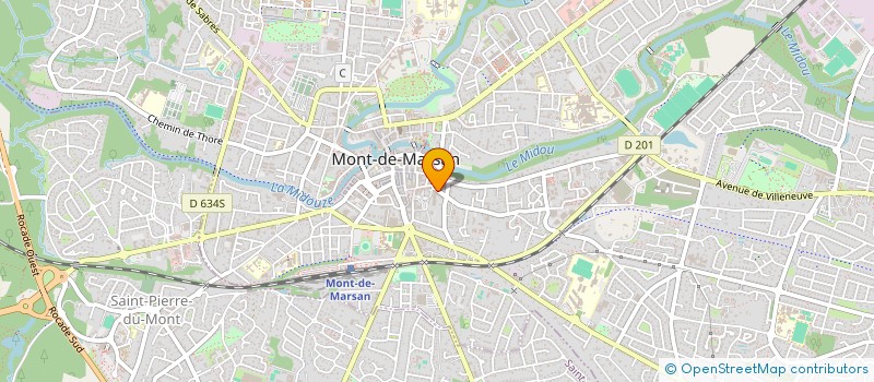 localisation de l'entreprise INDIVISION BLOSS à MONT-DE-MARSAN