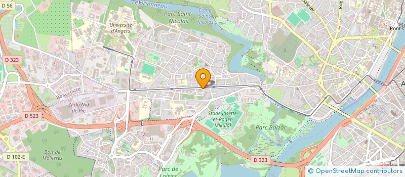 localisation de l'entreprise INDIVISION BLOT-LEBRET à ANGERS
