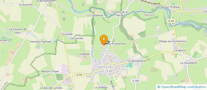 localisation de l'entreprise INDIVISION BLOUET à SAINT-CLAIR-SUR-L'ELLE