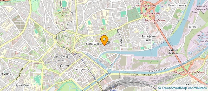 localisation de l'entreprise INDIVISION BLOUX GARDON à CAEN