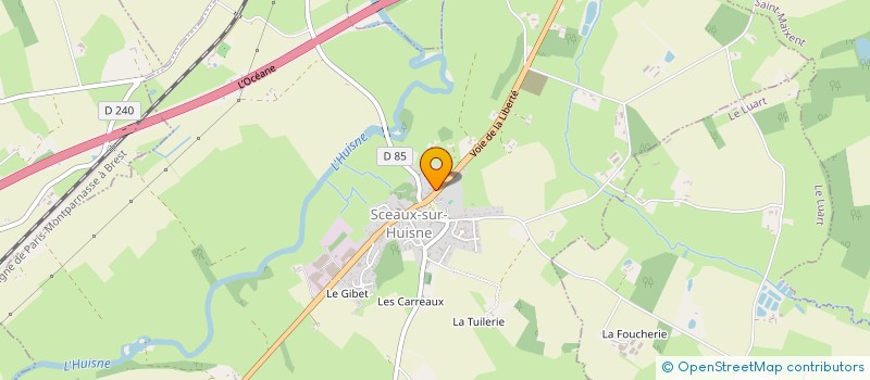 localisation de l'entreprise INDIVISION BOBET à SCEAUX-SUR-HUISNE