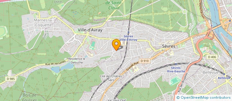 localisation de l'entreprise INDIVISION BOCUZE QUINIOU  VILLE-D'AVRAY