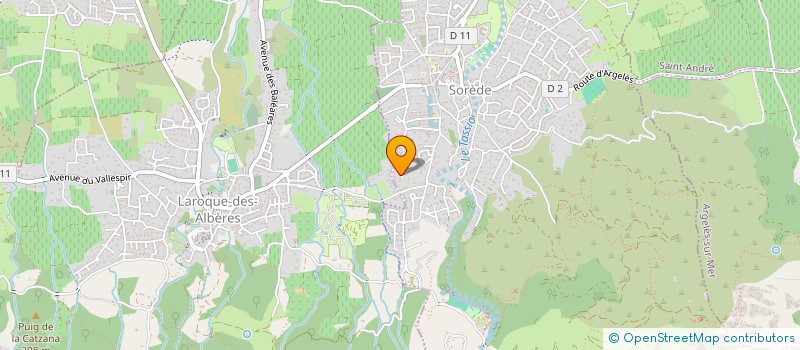 localisation de l'entreprise INDIVISION BODDI COMBES  SOREDE