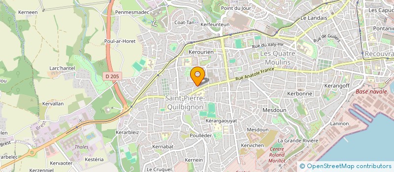 localisation de l'entreprise INDIVISION BODENES ROBERT ET ODILE NEE LABBE  BREST