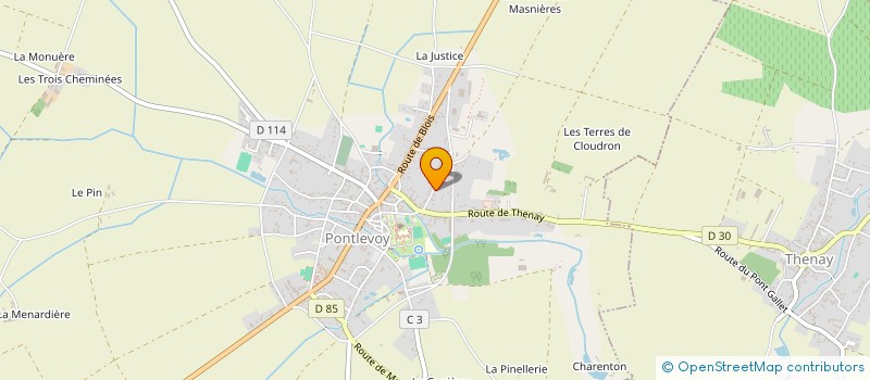 localisation de l'entreprise INDIVISION BODEREAU  PONTLEVOY