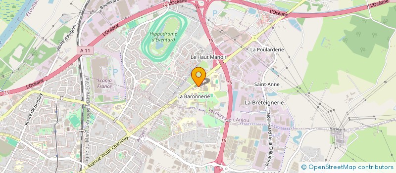 localisation de l'entreprise INDIVISION BODIER - CHATELAIS  VERRIERES-EN-ANJOU