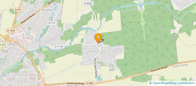 localisation de l'entreprise INDIVISION BODINIER - CARDENNE  MAINCY