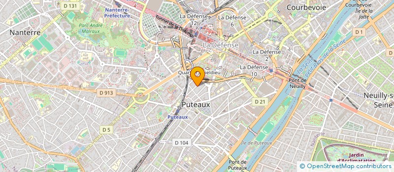 localisation de l'entreprise INDIVISION BOESSY/CONNAN LMNP 77 SADI CARNOT  PUTEAUX