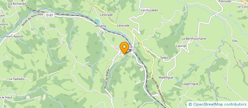 localisation de l'entreprise INDIVISION BOGERMAN-FABRE  AUZITS