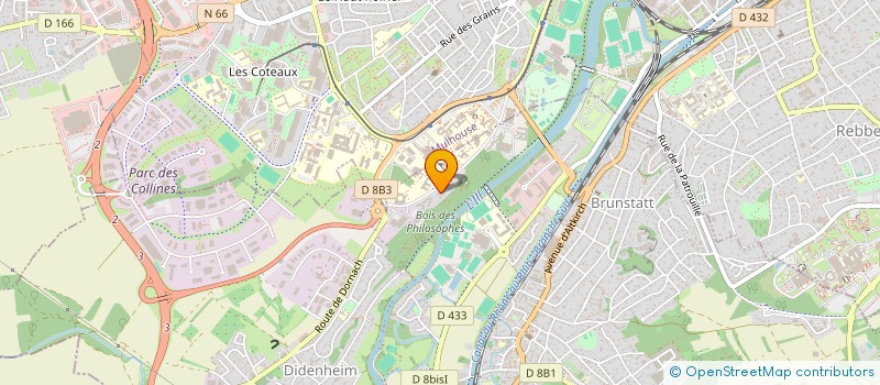 localisation de l'entreprise INDIVISION BOHN-BOESCH  BRUNSTATT-DIDENHEIM