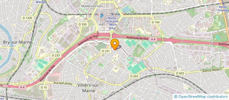 localisation de l'entreprise INDIVISION BOIDIN LOIC & MASSERON NATHALIE  VILLIERS-SUR-MARNE