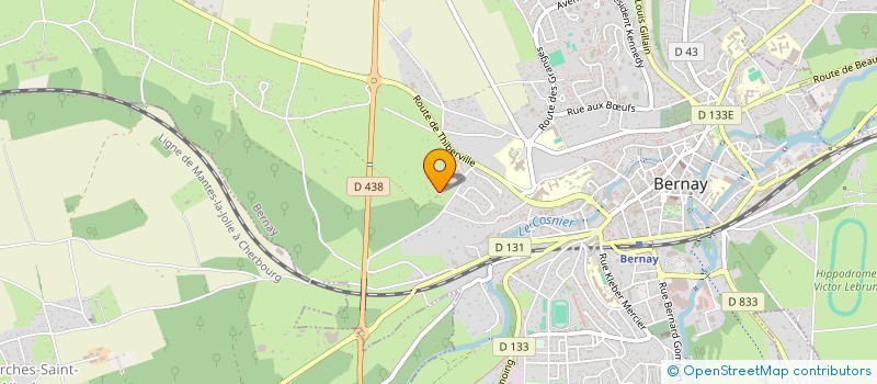 localisation de l'entreprise INDIVISION BOIS TAILLEFER  BERNAY