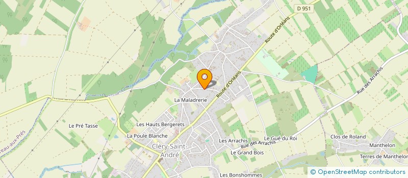 localisation de l'entreprise INDIVISION BOISSAY à CLERY-SAINT-ANDRE
