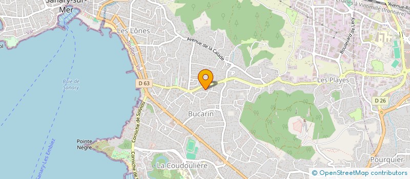 localisation de l'entreprise INDIVISION BOISSY-VETTER  SIX-FOURS-LES-PLAGES