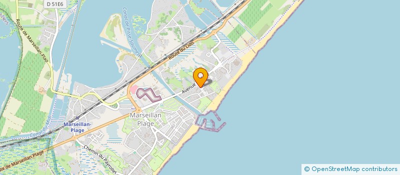 localisation de l'entreprise INDIVISION BOITEAU BOUCHARD à MARSEILLAN