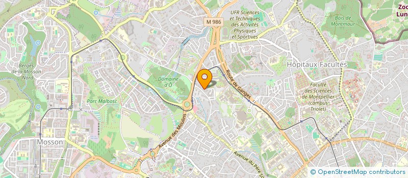 localisation de l'entreprise INDIVISION BOITEL VOYER à MONTPELLIER