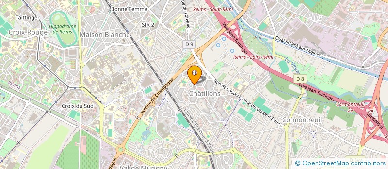 localisation de l'entreprise INDIVISION BOITTIAUX BRUNO à REIMS