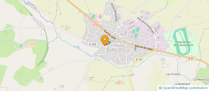 localisation de l'entreprise INDIVISION BOIZARD à MESLAY-DU-MAINE